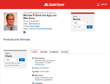 Tablet Screenshot of mikepdavis.com